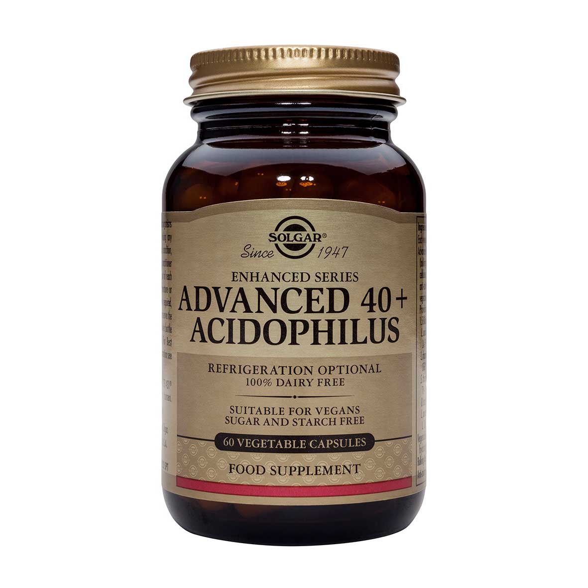 Φωτογραφία προϊόντος: SOLGAR - Advanced 40+ Acidophilus veg caps 60s