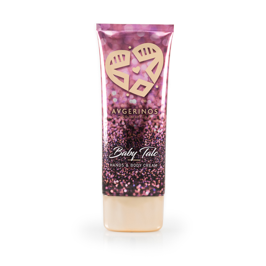 Φωτογραφία προϊόντος: Avgerinos Cosmetics AVGERINOS - Κρέμα Χεριών &amp; Σώματος Baby Talc 200mL