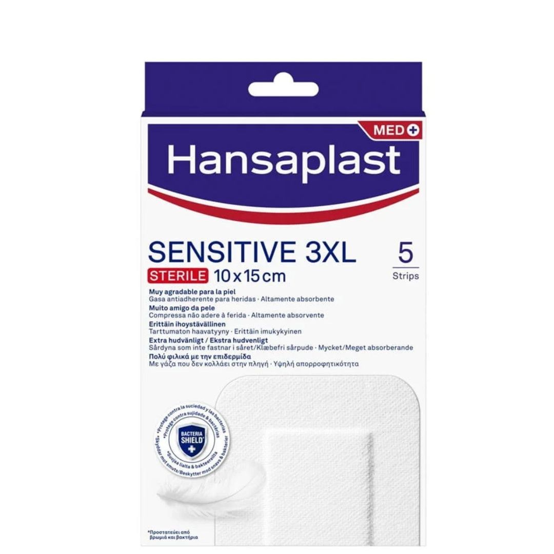 Φωτογραφία προϊόντος: HANSAPLAST STERILE SENSITIVE 3XL 10X15cm 5τεμ