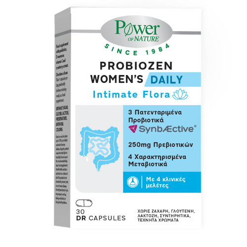 Φωτογραφία προϊόντος: POWER HEALTH Power of Nature Probiozen Women's Daily-Συμπλήρωμα Διατροφής για το Γυναικείο & Κολπικό Μικροβίωμα, 30 Κάψουλες