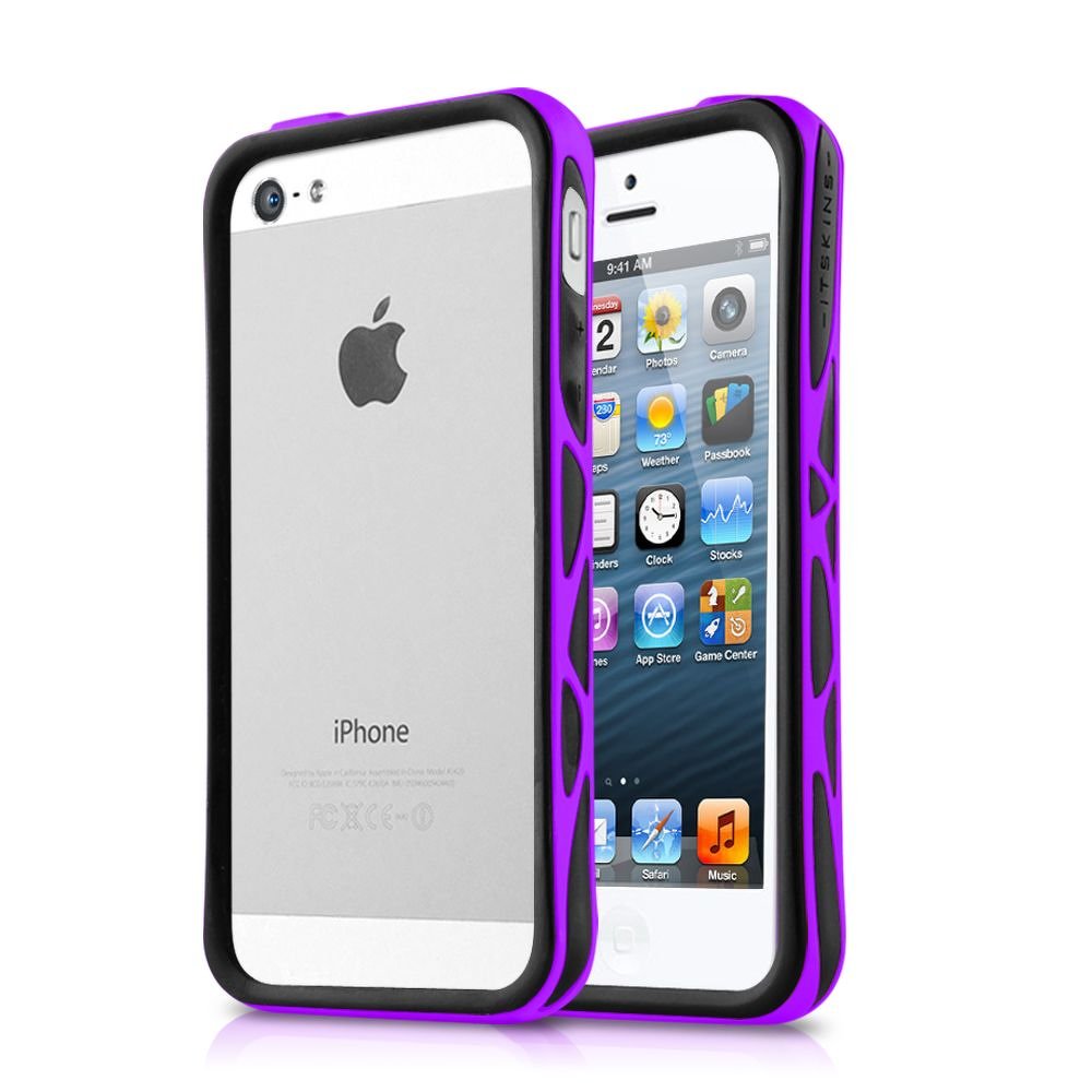 Φωτογραφία προϊόντος: Θήκη Bumper Venum Pro Itskins για Apple Iphone 5/5S (Μαύρο/Μωβ)