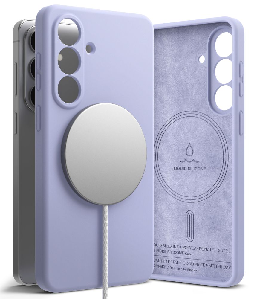 Φωτογραφία προϊόντος: Ringke Galaxy S26 Case Silicone Magnetic Lavender