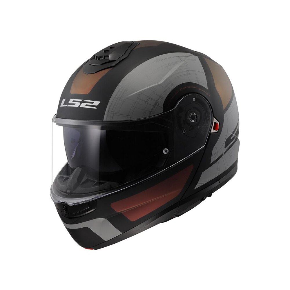 Φωτογραφία προϊόντος: Κράνος Flip-Up LS2 Strobe II FF908 Orion Matt Black Purple Blue ECE 22.06