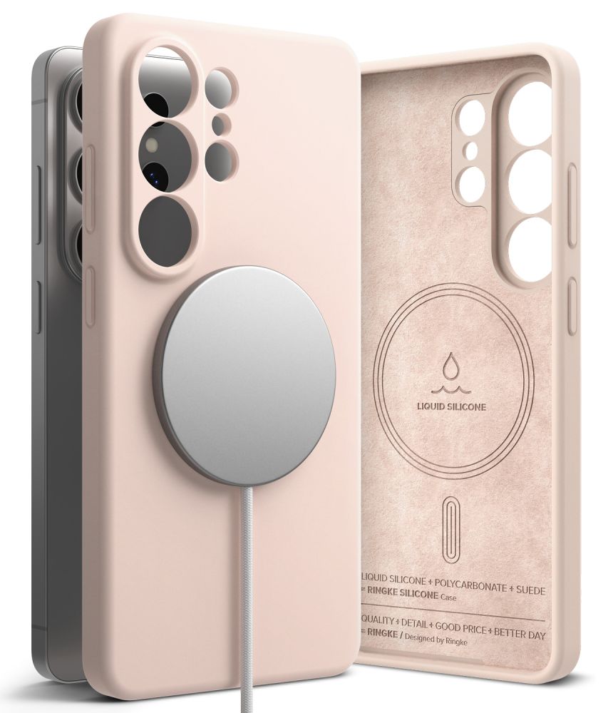 Φωτογραφία προϊόντος: Ringke Galaxy S26 Ultra Case Silicone Magnetic Pink Sand