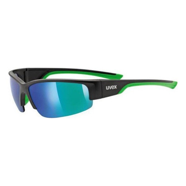 Φωτογραφία προϊόντος: ΓΥΑΛΙΑ ΗΛΙΟΥ SPORTSTYLE 215 BLACK MATT GREEN/ GREEN S5306172716 | UVEX
