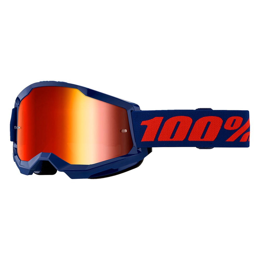 Φωτογραφία προϊόντος: 100% Μάσκα MX Strata 2 Navy Mirror Red Lens