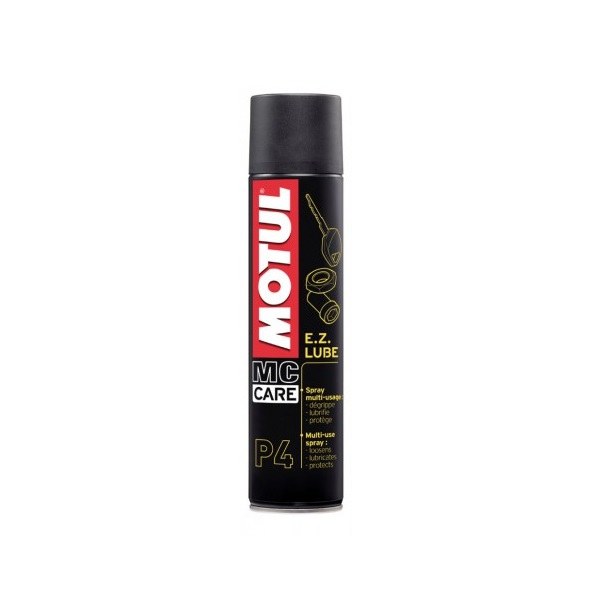Φωτογραφία προϊόντος: MOTUL MC CARE P4 E.Z. LUBE 400 ml Spray Λιπαντικό Πολλαπλών Χρήσεων