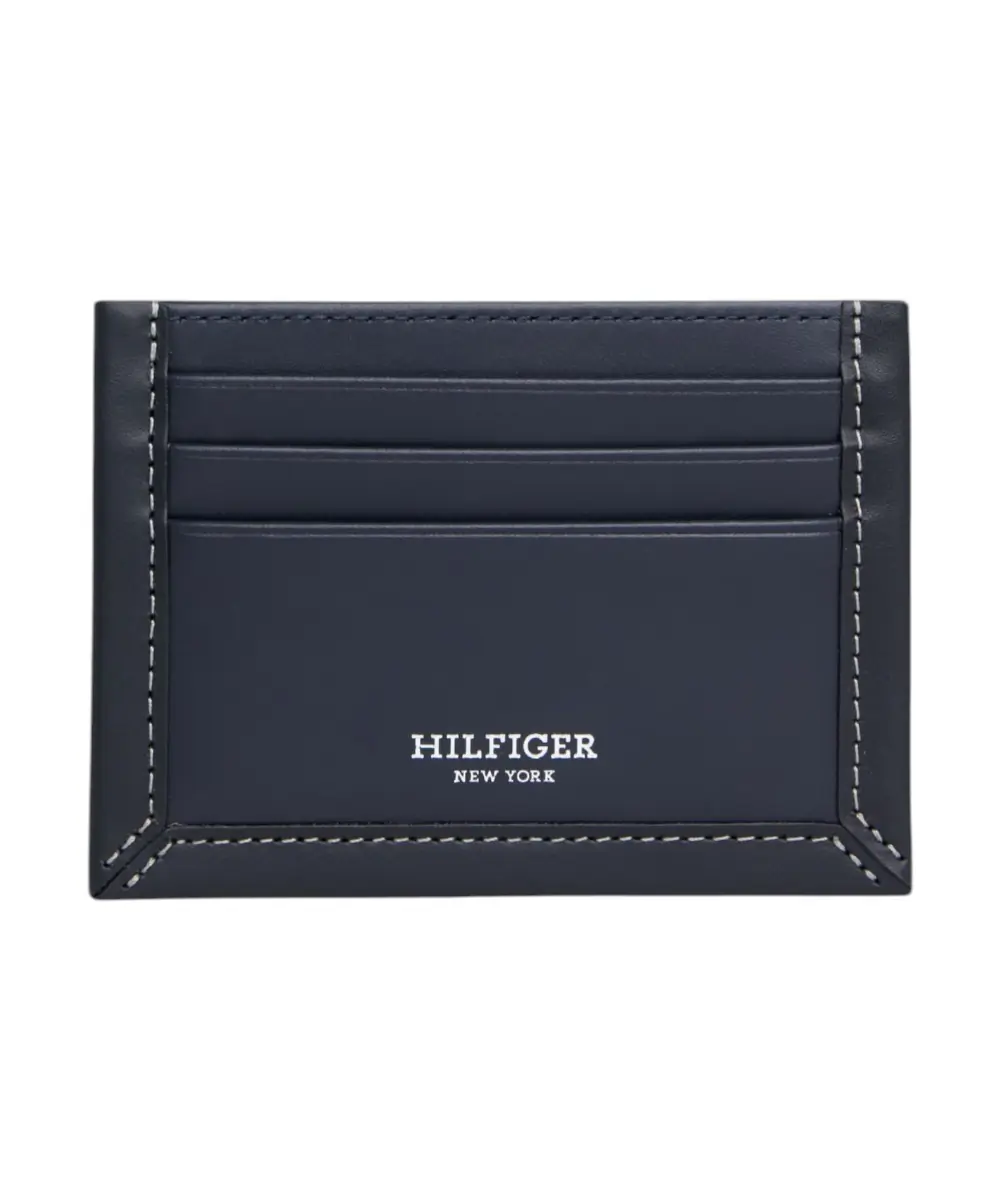 Φωτογραφία προϊόντος: Tommy Hilfiger - Ανδρική θήκη καρτών Prep Classics Leather Card Holder AM0AM11870-DW6 Μπλε Σκούρο