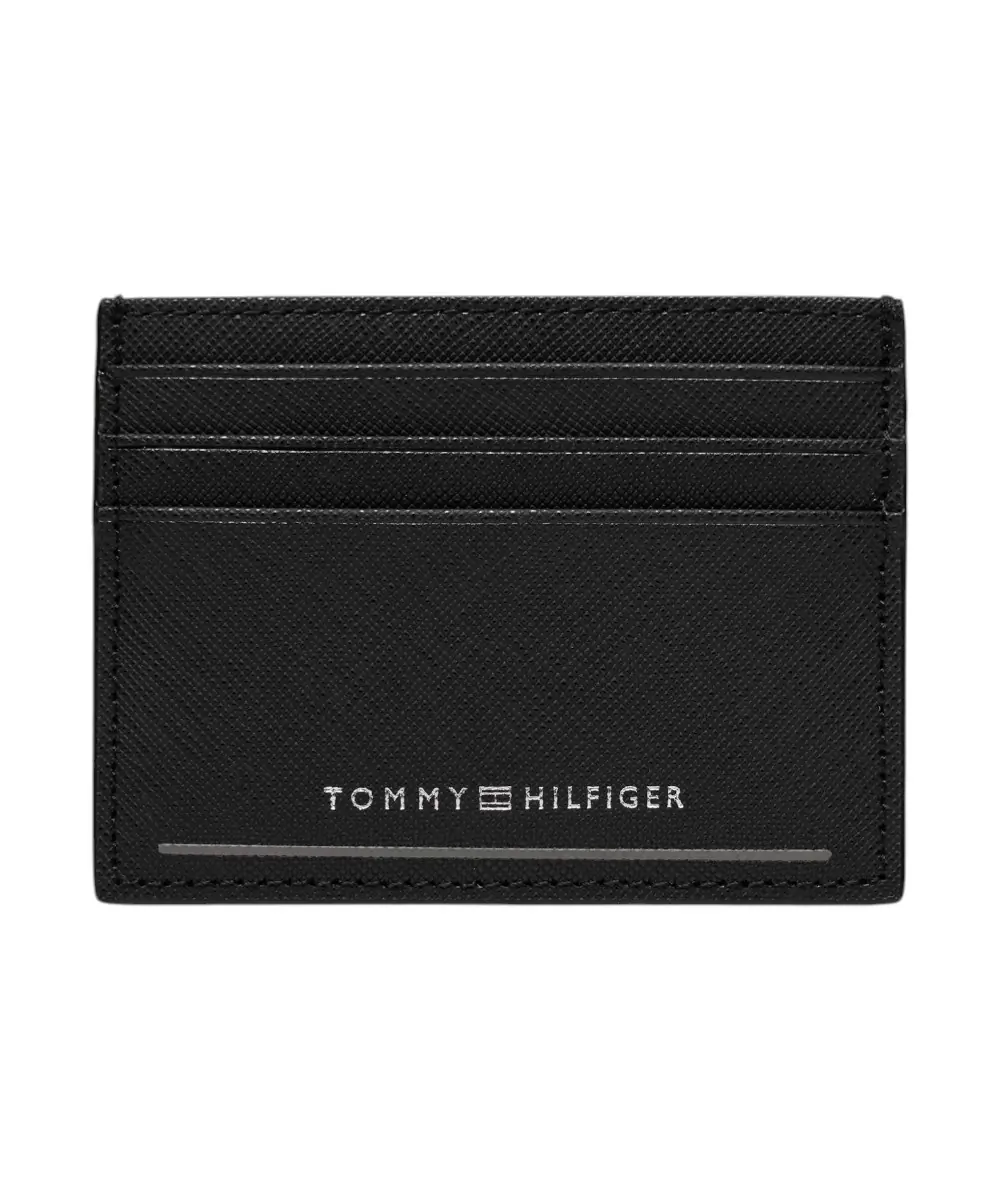 Φωτογραφία προϊόντος: Tommy Hilfiger - Ανδρική θήκη καρτών Th Saffiano Cc Holder AM0AM11863-BDS Μαύρο
