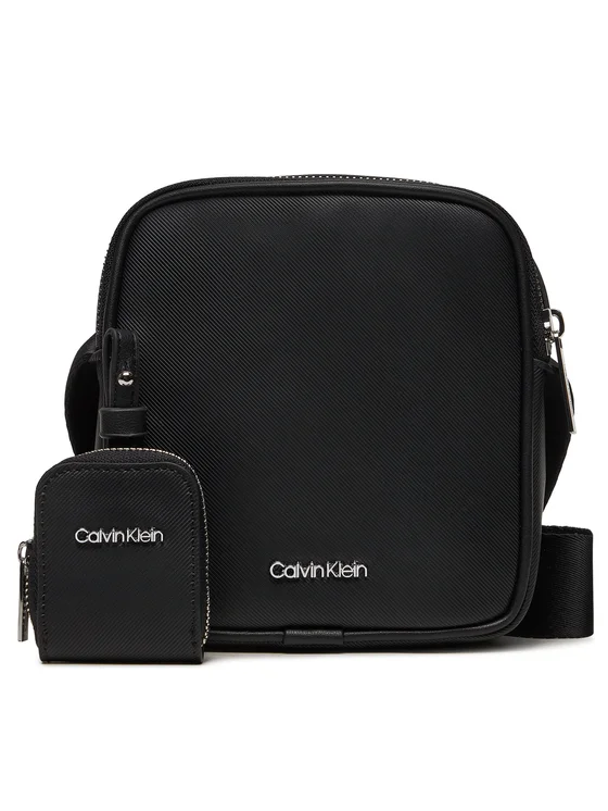 Φωτογραφία προϊόντος: Calvin Klein - Ανδρική Τσάντα Ώμου / Χιαστί Ck Est. Pu Cube Reporter K50K511861-BEH Μαύρο