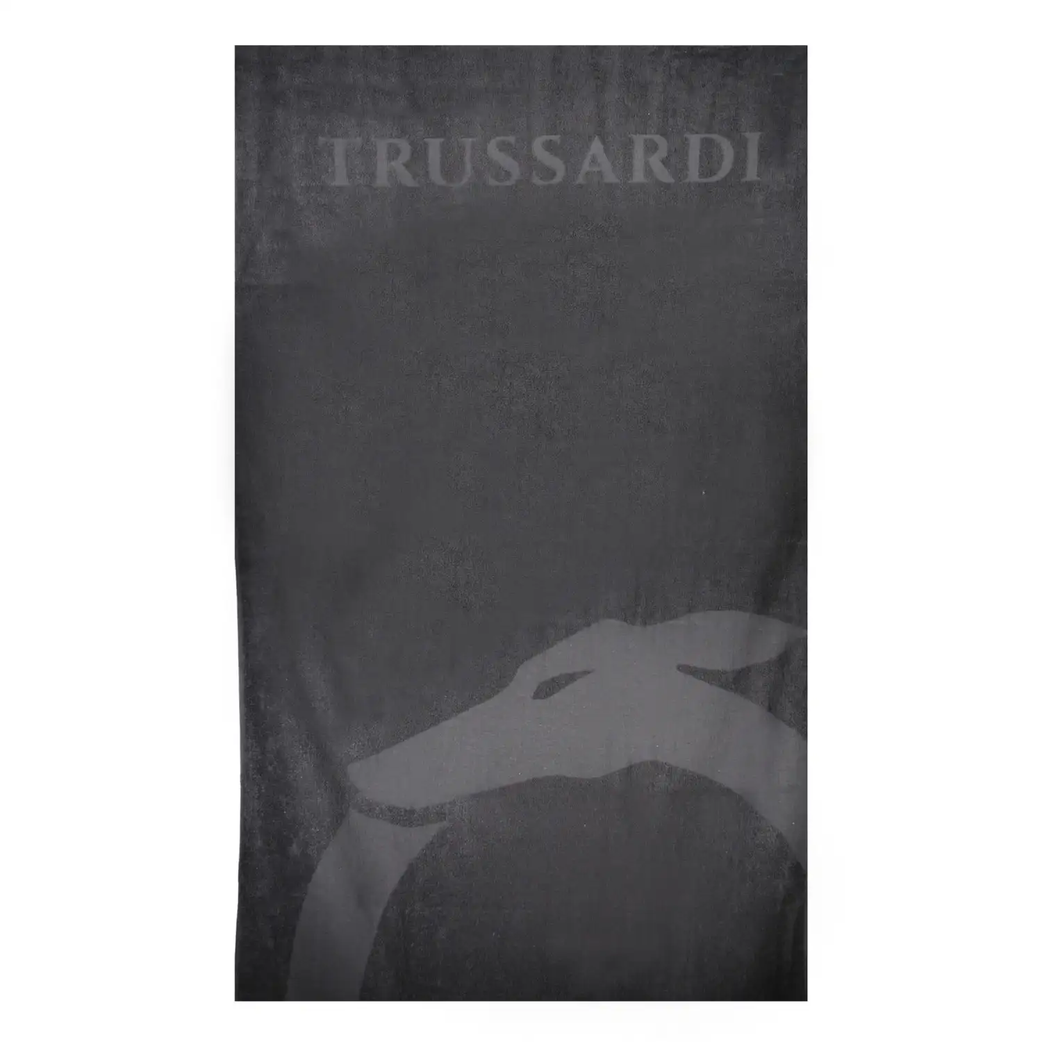 Φωτογραφία προϊόντος: Trussardi Jeans - Πετσέτα Θαλάσσης Βαμβακερή σε Μαύρο Χρώμα (88x170εκ.) TRU2MTW01-03BLAC