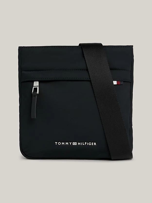 Φωτογραφία προϊόντος: Tommy Hilfiger - Th Signature Ανδρική Τσάντα Ώμου / Χιαστί AM0AM12216-BDS Μαύρο