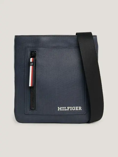 Φωτογραφία προϊόντος: Tommy Hilfiger - Ανδρική Τσάντα Ώμου / Χιαστί Th Pique Mini Crossover AM0AM11783-DW6 Μπλε Ναυτικό
