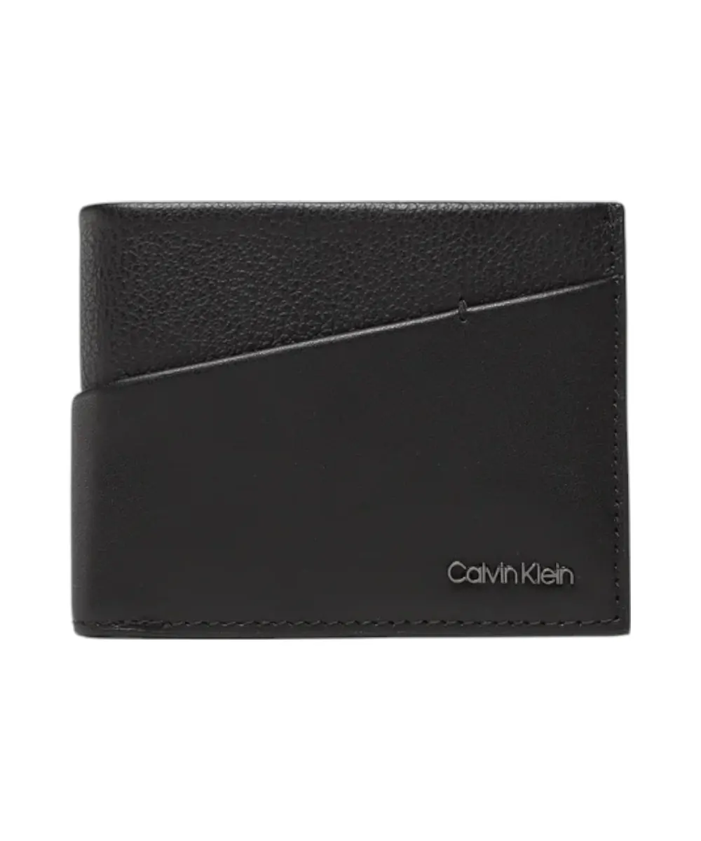 Φωτογραφία προϊόντος: Calvin Klein - Ανδρικό Πορτοφόλι Ck Diagonal Bifold K50K510595-BAX Μαύρο