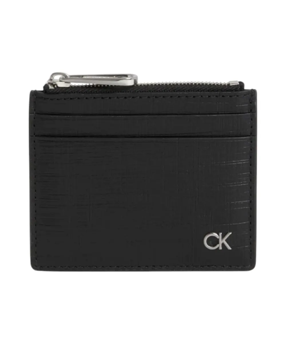 Φωτογραφία προϊόντος: Calvin Klein - Ανδρικό Δερμάτινο Πορτοφόλι Ck Must Credit Card Wallet K50K510885-BAX Μαύρο