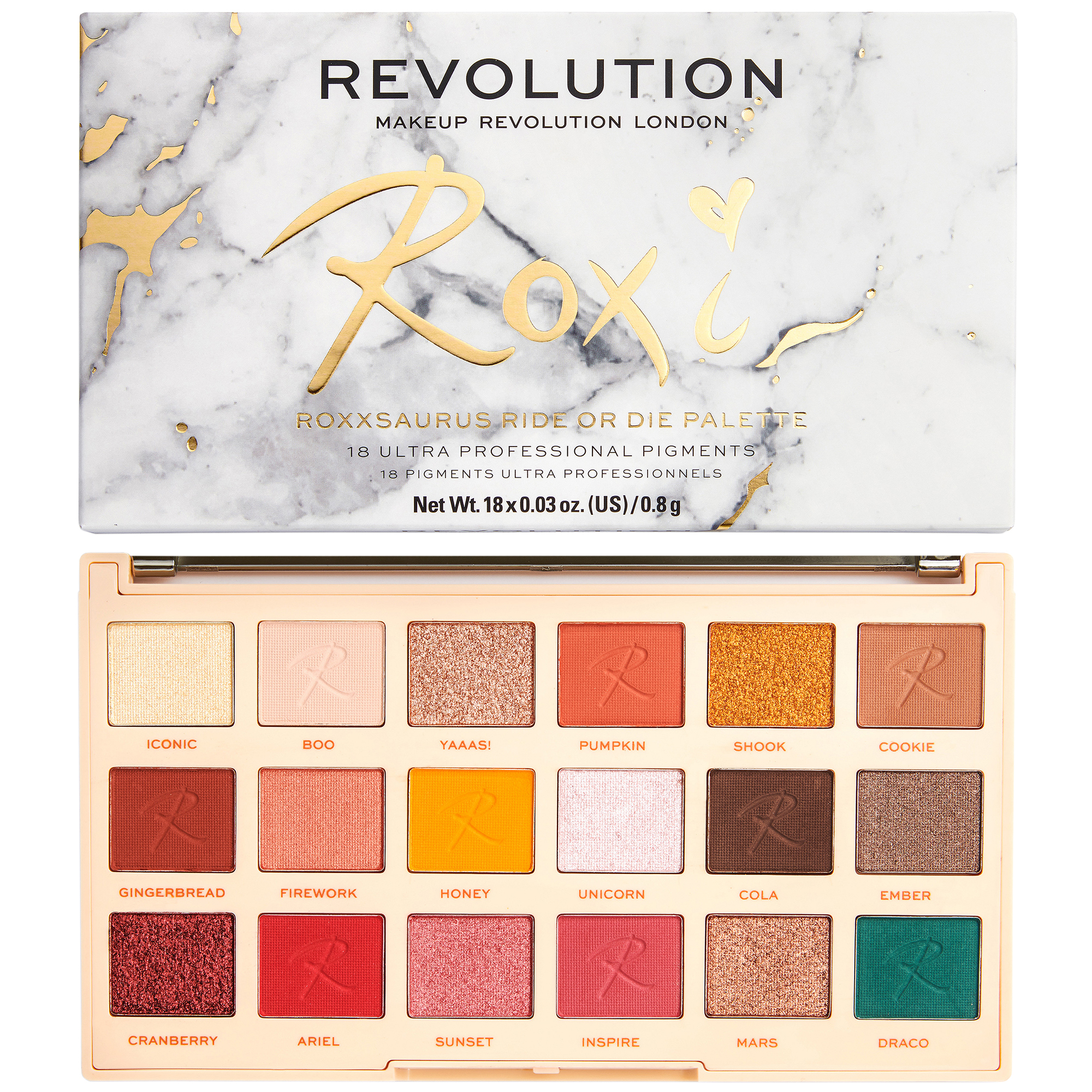 Φωτογραφία προϊόντος: Revolution Beauty X Roxxsaurus Ride or Die Shadow Palette 14,4gr