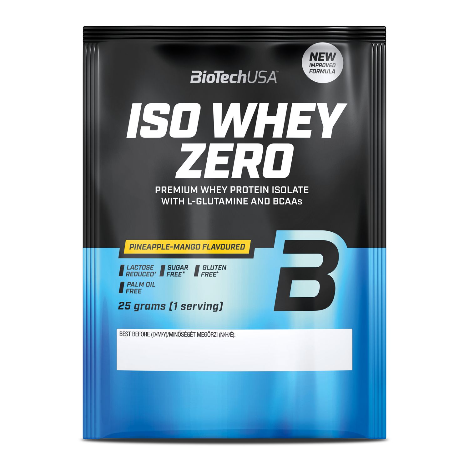 Φωτογραφία προϊόντος: BioTechUSA Biotech USA Iso Whey Zero Lactose Redused Πρωτεΐνη Ορού Γάλακτος Χωρίς Γλουτένη με Γεύση Μαύρη Σοκολάτα 25gr