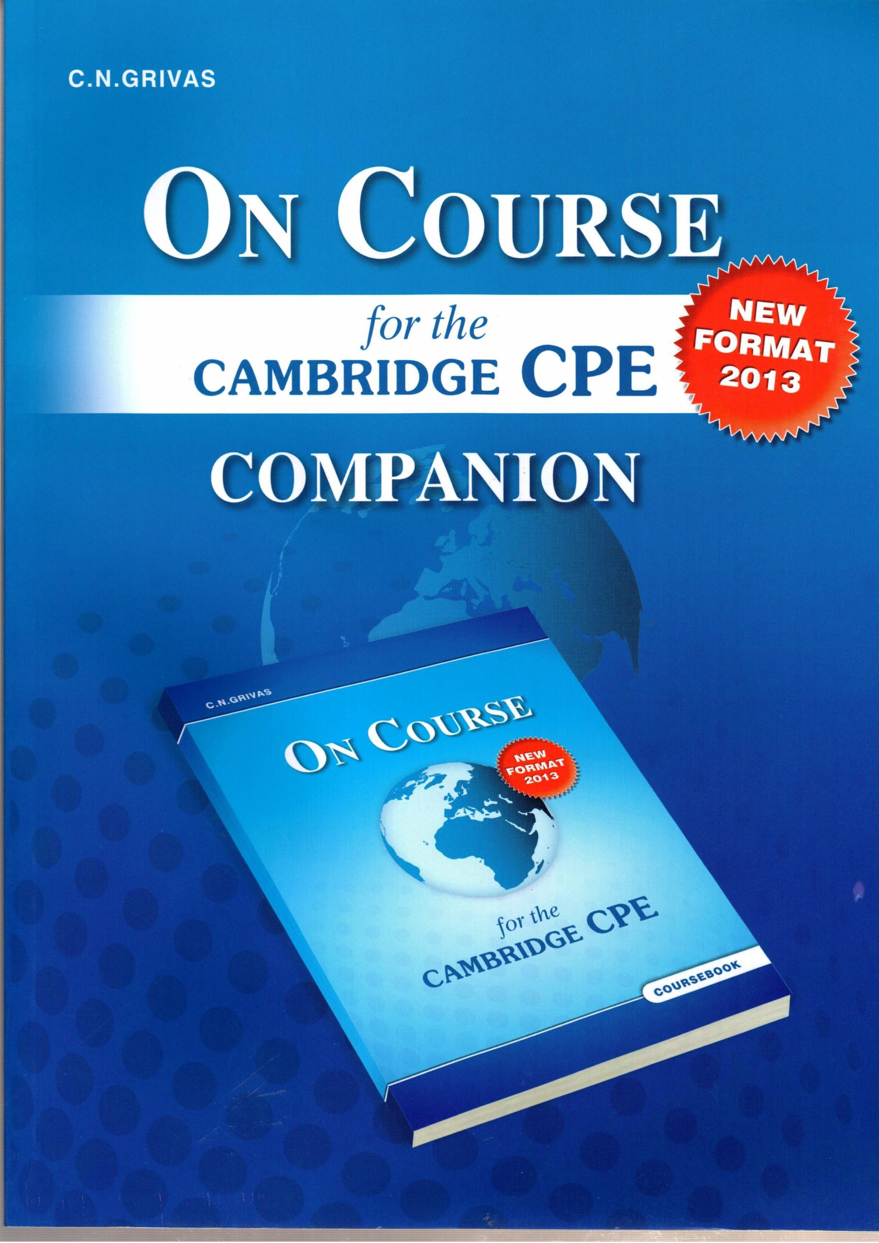 Φωτογραφία προϊόντος: ON COURSE CPE COMPANION N/E 594229 – ΓΡΙΒΑΣ (9789604097524)