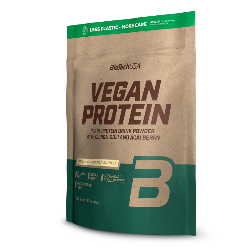 Φωτογραφία προϊόντος: BioTechUSA Biotech USA Vegan Protein Χωρίς Γλουτένη & Λακτόζη με Γεύση Vanilla Cookies 500gr