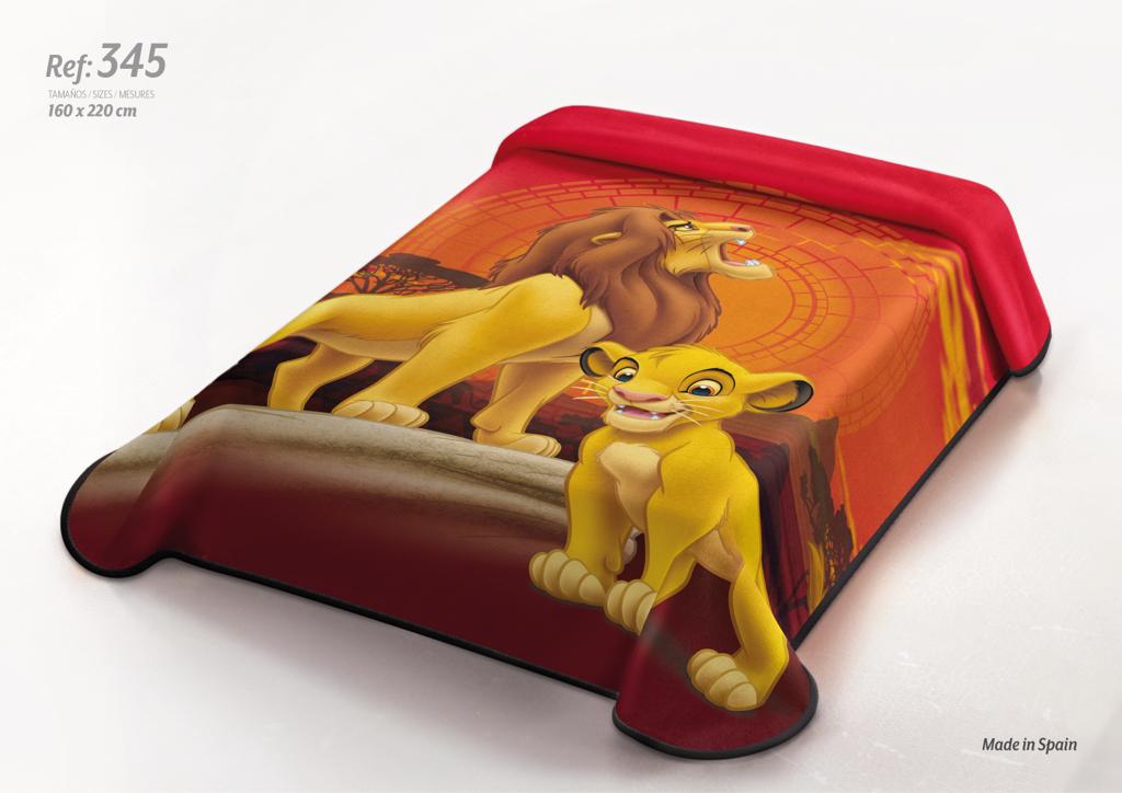 Φωτογραφία προϊόντος: ADAM HOME Κουβέρτα ΙΣΠΑΝΙΑΣ DISNEY 160x220 Lion 345