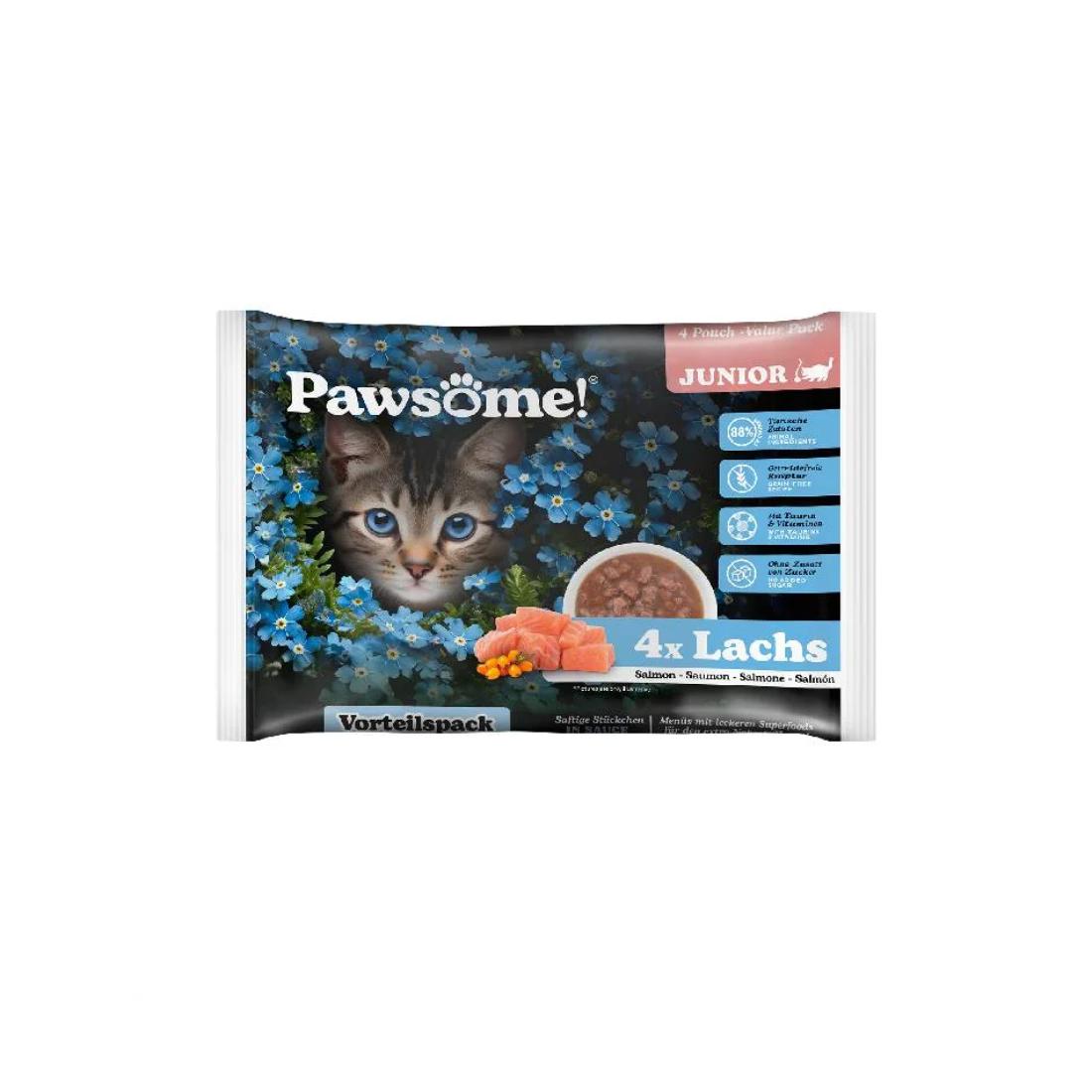 Φωτογραφία προϊόντος: Pawsome Kitten Σολομός 85gr FlowPack (4 Τεμ.)