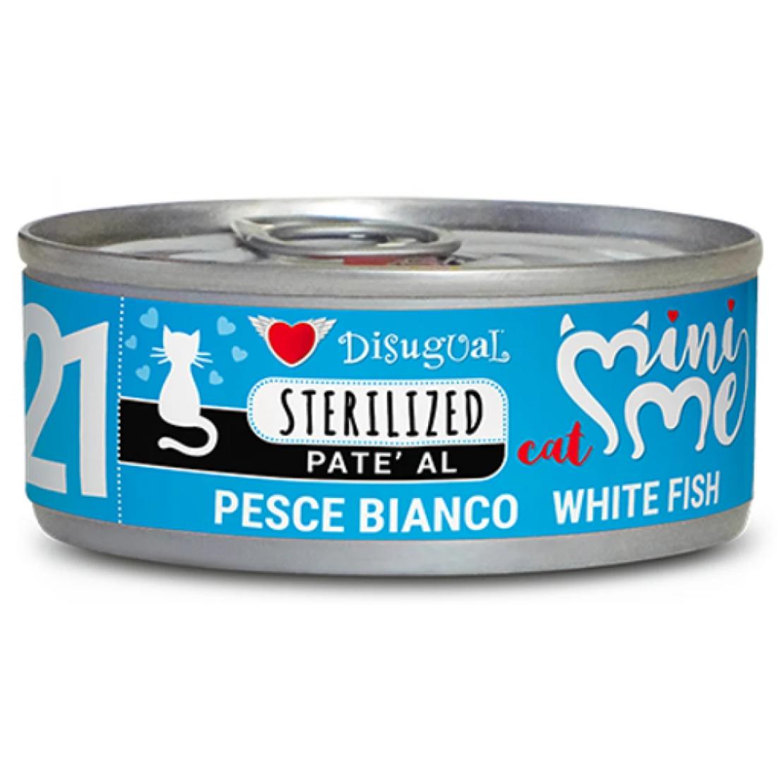 Φωτογραφία προϊόντος: Υγρή Τροφή Disugual Mini Me Cat - Sterilized 21 Pate Με Λευκά Ψάρια 85gr