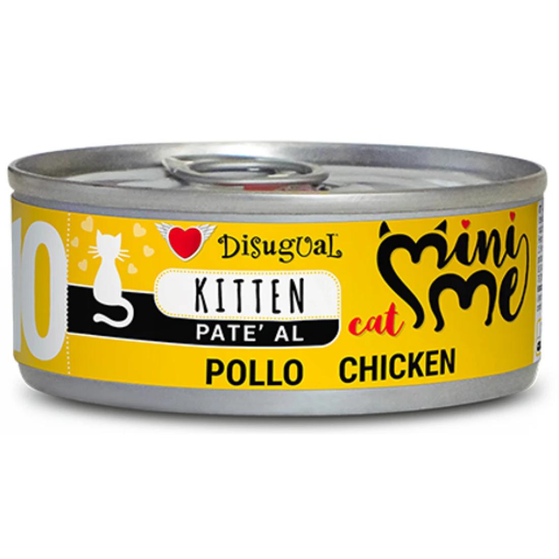 Φωτογραφία προϊόντος: Υγρή Τροφή Disugual Mini Me Cat - Kitten 10 Pate Με Κοτόπουλο 85gr