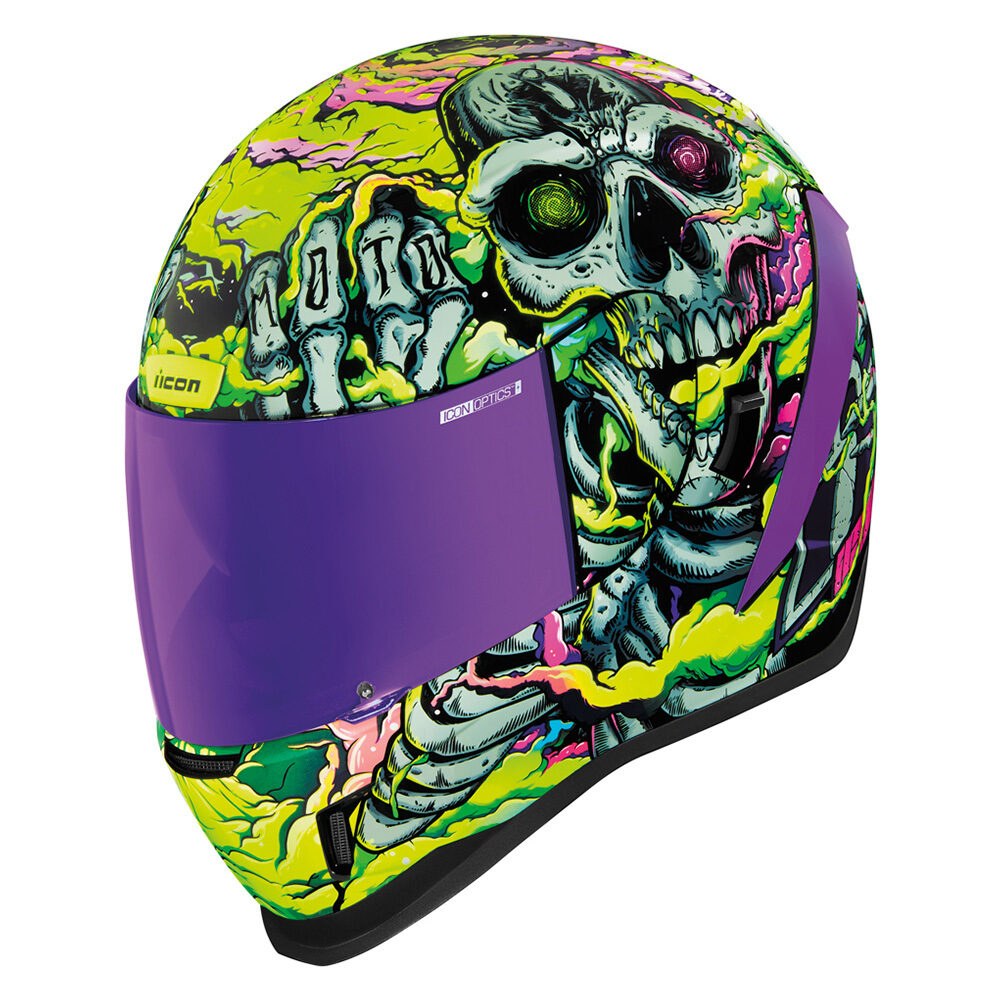 Φωτογραφία προϊόντος: ICON Κράνος Full Face Airform Hippie Dippy Purple ECE 22.06