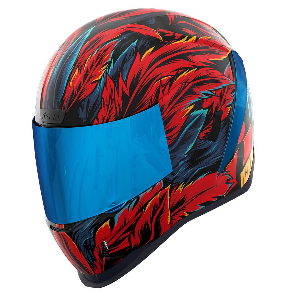 Φωτογραφία προϊόντος: ΚΡΑΝΟΣ FULL FACE AIRFORM FEVER DREAM BLUE/RED/BLACK ECE 22.06 | ICON