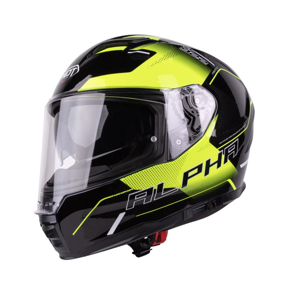 Φωτογραφία προϊόντος: Κράνος Full Face Alpha SV Gloss Black/Fluo ECE 22.06 | PILOT