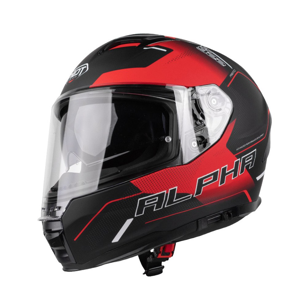 Φωτογραφία προϊόντος: Κράνος Full Face PILOT ALPHA SV Matt Black/Red ECE 22.06