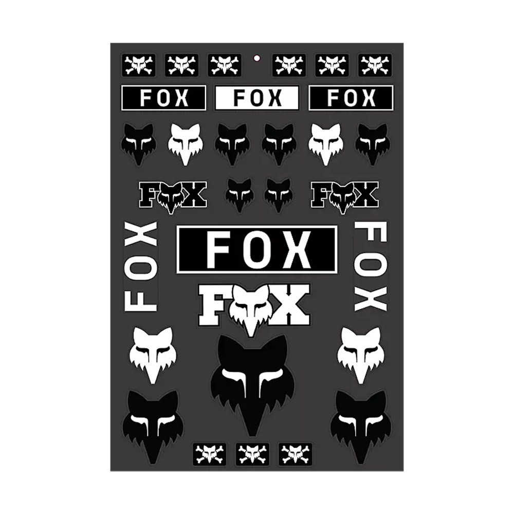 Φωτογραφία προϊόντος: FOX Legacy Track Sticker Pack Black 32536-001