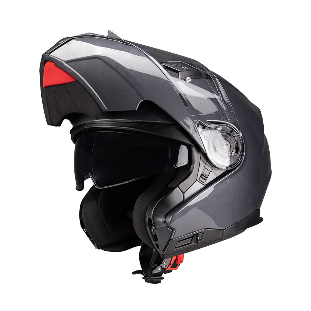 Φωτογραφία προϊόντος: Κράνος Flip-Up Road II SV Magnetic Metallic ECE 22.06 | PILOT