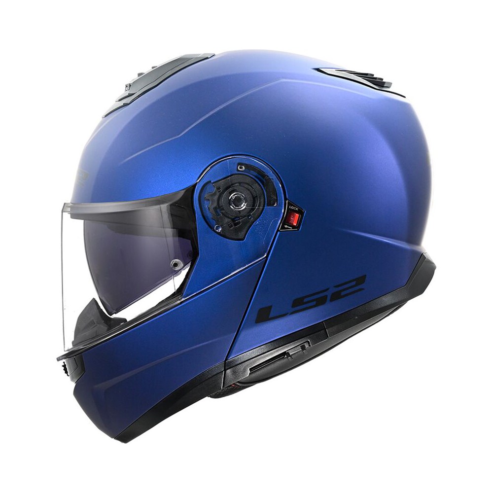 Φωτογραφία προϊόντος: Κράνος Flip-Up LS2 Strobe II FF908 Matt Navy Blue ECE 22.06