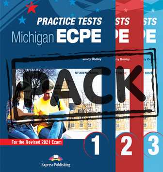 Φωτογραφία προϊόντος: NEW PRACTICE TESTS FOR THE MICHIGAN ECPE JUMBO PACK SB 2021 EXAM (Express Publishing) 9781399206396