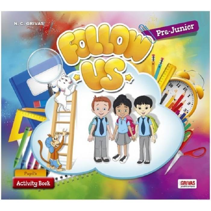 Φωτογραφία προϊόντος: FOLLOW US PRE-JUNIOR ACTIVITY BOOK 710420 9789606132230 – ΓΡΙΒΑΣ