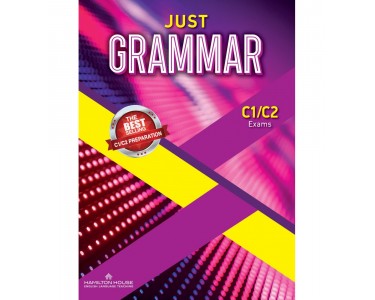 Φωτογραφία προϊόντος: JUST GRAMMAR C1/C2 INTERNATIONAL 2128335 9789925314324 ADVANCED HAMILTON HOUSE