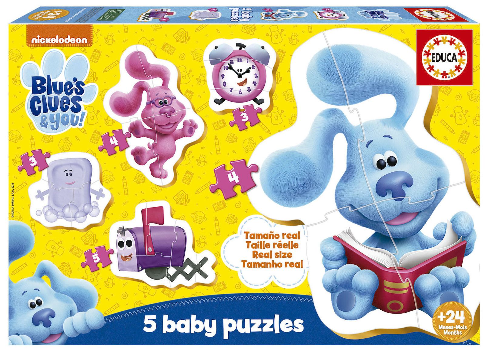 Φωτογραφία προϊόντος: Educa 19397 Παζλ Παιδικό Baby Puzzles Blue’s Clues and You για 24+ μηνών