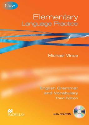 Φωτογραφία προϊόντος: ELEMENTARY LANGUAGE PRACTICE SB (+ CD-ROM) 3rd Ed (Macmillan) 2129400 / 9780230726970
