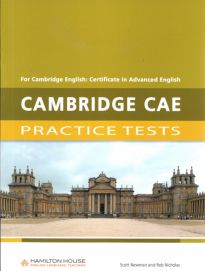 Φωτογραφία προϊόντος: CAMBRIDGE CAE PRACTICE TESTS SB (ADVANCED) – HAMILTON HOUSE