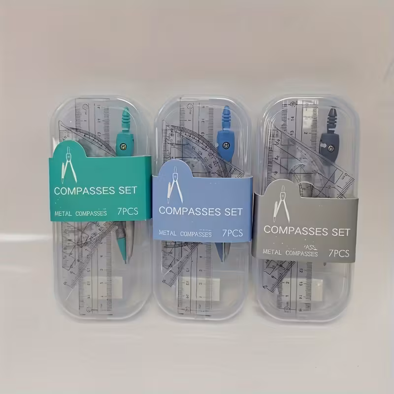 Φωτογραφία προϊόντος: COMPASS SET (Μοιρογνωμόνιο/Διαβήτης) COM0188