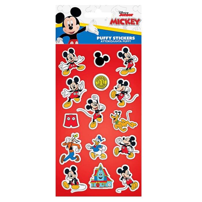 Φωτογραφία προϊόντος: Αυτοκόλλητα puffy Mickey 22x10cm