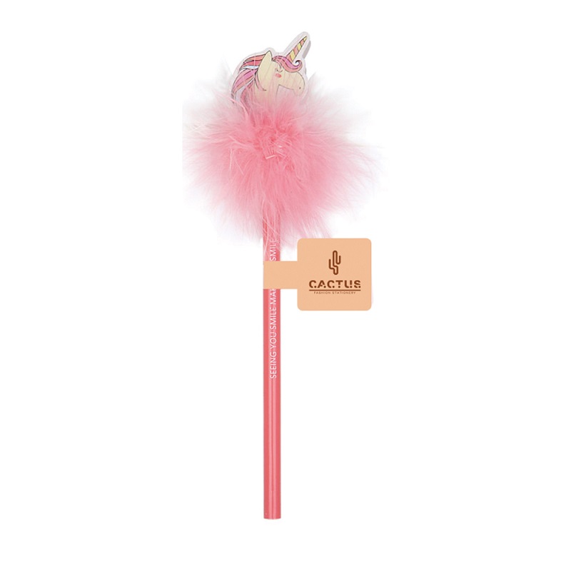 Φωτογραφία προϊόντος: Cactus POMPOM Μολύβι HB 3 με Γόμα Unicorn