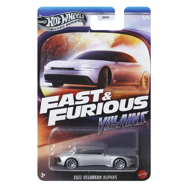 Φωτογραφία προϊόντος: Mattel Hot Wheels Silver Series: Fast & Furious Villains - 2022 Delorean Alpha5