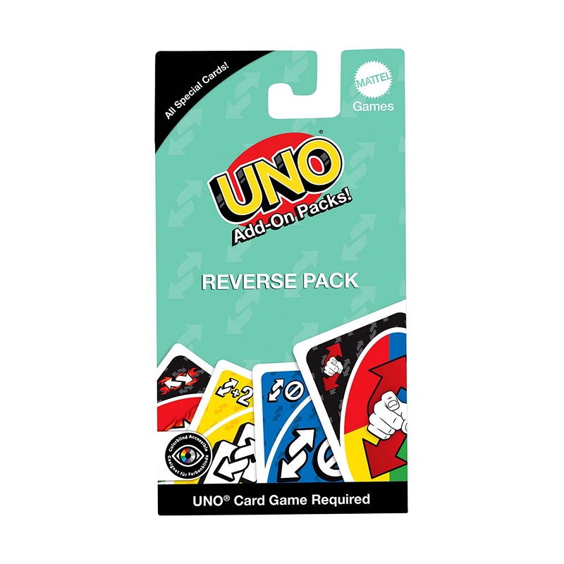 Φωτογραφία προϊόντος: Mattel UNO Add-On Packs Reverse Pack (UNO6790)