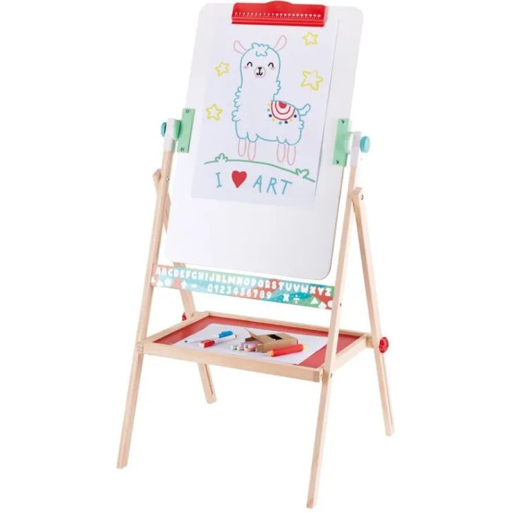 Φωτογραφία προϊόντος: Hape Flip Flat Easel E1063 2144670 111448 6943478034730 Πίνακες Παιχνίδια Hape
