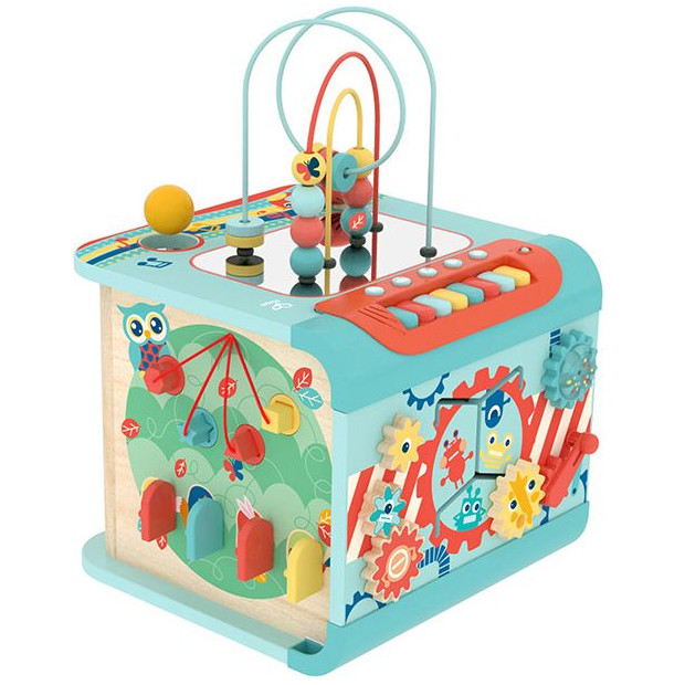 Φωτογραφία προϊόντος: Hape HAPE Magic Activity Cube Για 18+ Μηνών H1073 2148739 132451 6943478037687 Βρεφικά Παιχνίδια Δραστηριοτήτων Hape