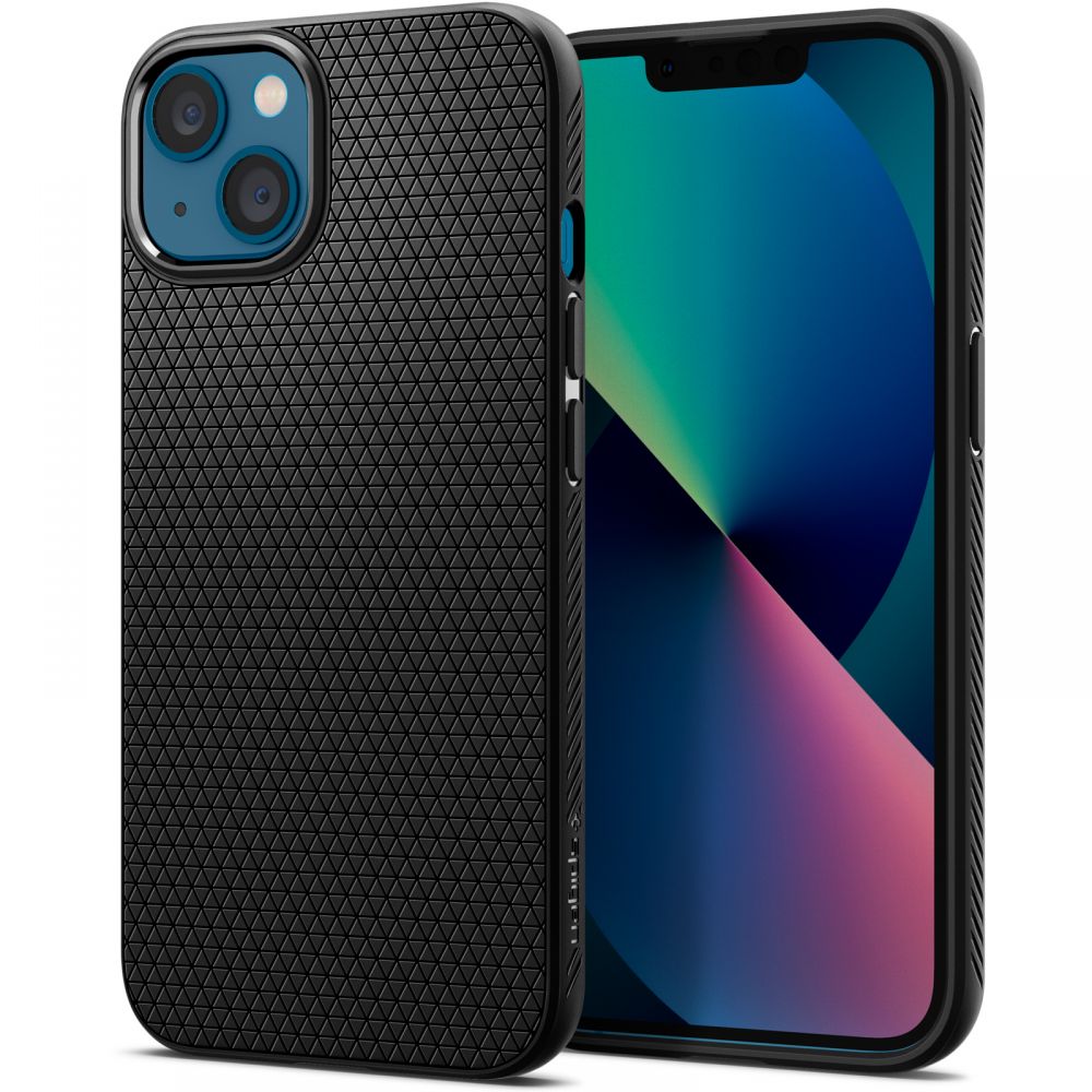 Φωτογραφία προϊόντος: Spigen Liquid Air Ματ Μαύρο Θήκη για iPhone 13 (MPN: 141122)