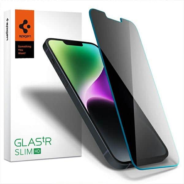 Φωτογραφία προϊόντος: Spigen tR Slim HD Anti-Glare/Privacy 1 Pack για iPhone 14 / iPhone 13 Pro / iPhone 13 (AGL03393) – 141631