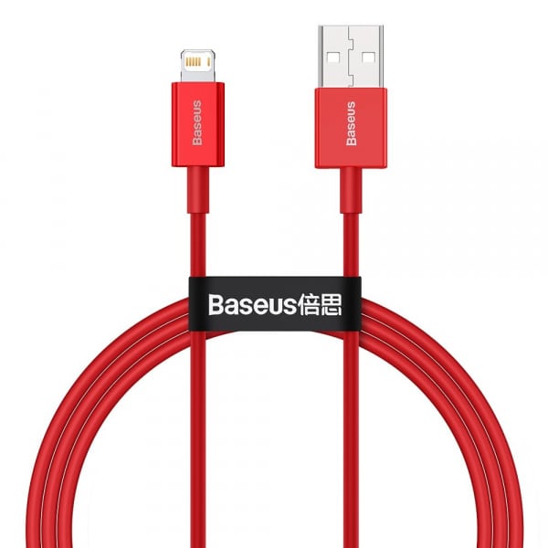 Φωτογραφία προϊόντος: Baseus Superior USB σε Lightning Καλώδιο 1m Κόκκινο (CALYS-A09) 145978